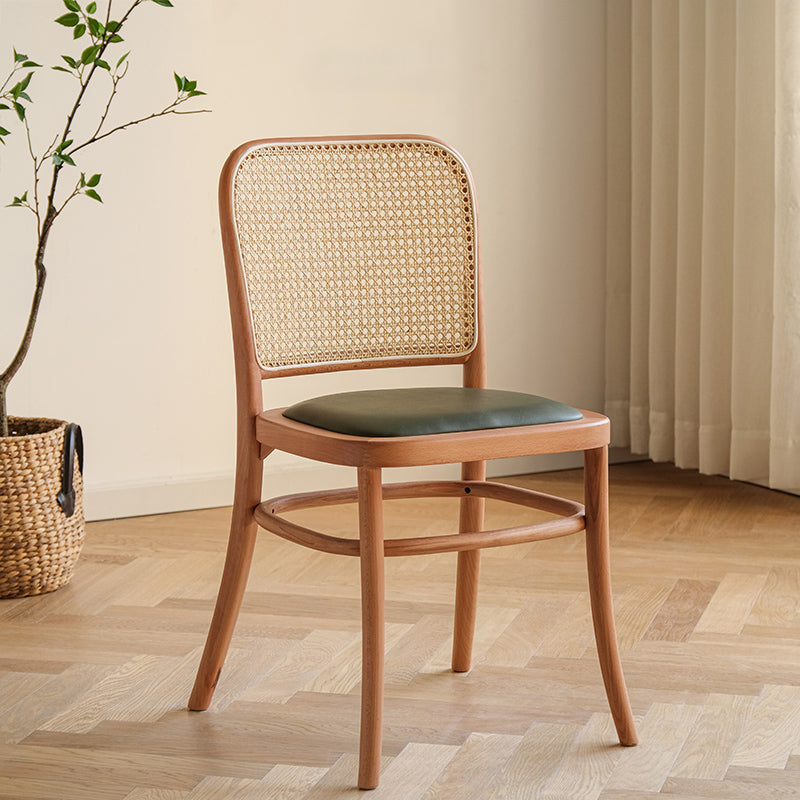 Traditional Style Dining Chair Kitchen Armless Side Chair with Wooden Legs Apricot 1 Piece Clearhalo ' kitchen&dining_furn' 'Dining Chairs' 'Dining Tables & Seating' 'dining_chair' 'furn' 'furn_dining_chair' 'Furniture' 'furniture_dining_chair' 'Kitchen & Dining Furniture' 'kitchen' 4141054