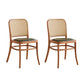 Traditional Style Dining Chair Kitchen Armless Side Chair with Wooden Legs Apricot 2 Piece Set Clearhalo ' kitchen&dining_furn' 'Dining Chairs' 'Dining Tables & Seating' 'dining_chair' 'furn' 'furn_dining_chair' 'Furniture' 'furniture_dining_chair' 'Kitchen & Dining Furniture' 'kitchen' 4141057