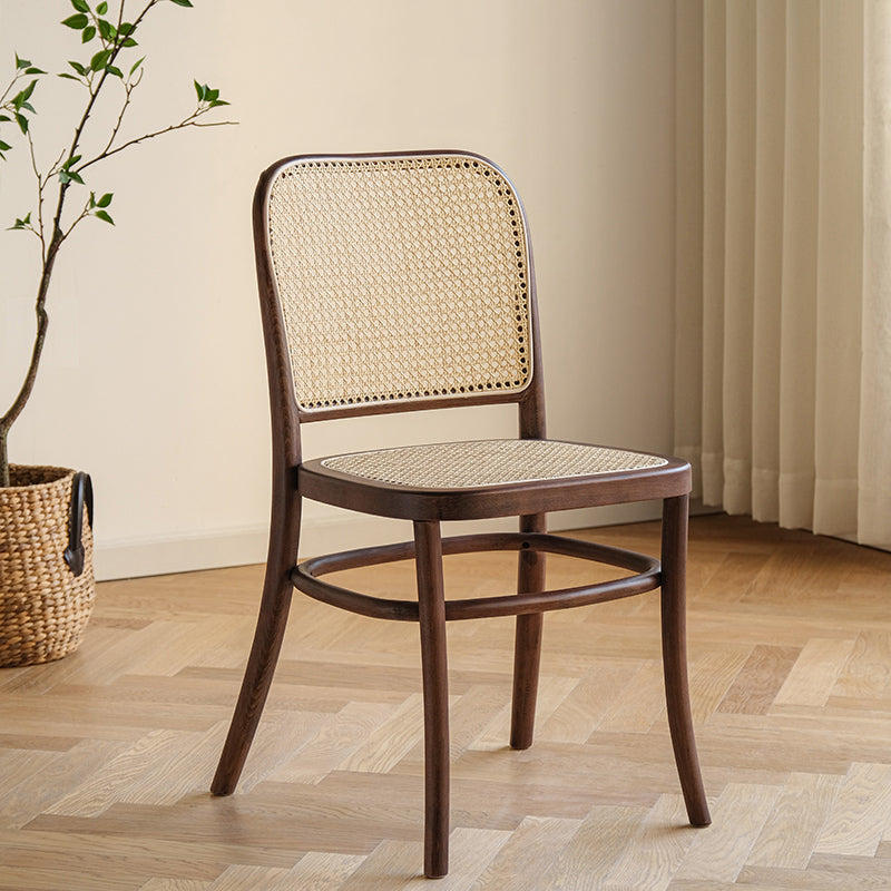 Traditional Style Dining Chair Kitchen Armless Side Chair with Wooden Legs Walnut 1 Piece Clearhalo ' kitchen&dining_furn' 'Dining Chairs' 'Dining Tables & Seating' 'dining_chair' 'furn' 'furn_dining_chair' 'Furniture' 'furniture_dining_chair' 'Kitchen & Dining Furniture' 'kitchen' 4141060