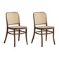 Traditional Style Dining Chair Kitchen Armless Side Chair with Wooden Legs Walnut 2 Piece Set Clearhalo ' kitchen&dining_furn' 'Dining Chairs' 'Dining Tables & Seating' 'dining_chair' 'furn' 'furn_dining_chair' 'Furniture' 'furniture_dining_chair' 'Kitchen & Dining Furniture' 'kitchen' 4141062