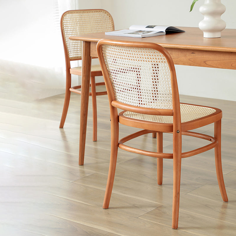 Traditional Style Dining Chair Kitchen Armless Side Chair with Wooden Legs Clearhalo ' kitchen&dining_furn' 'Dining Chairs' 'Dining Tables & Seating' 'dining_chair' 'furn' 'furn_dining_chair' 'Furniture' 'furniture_dining_chair' 'Kitchen & Dining Furniture' 'kitchen' 4141068