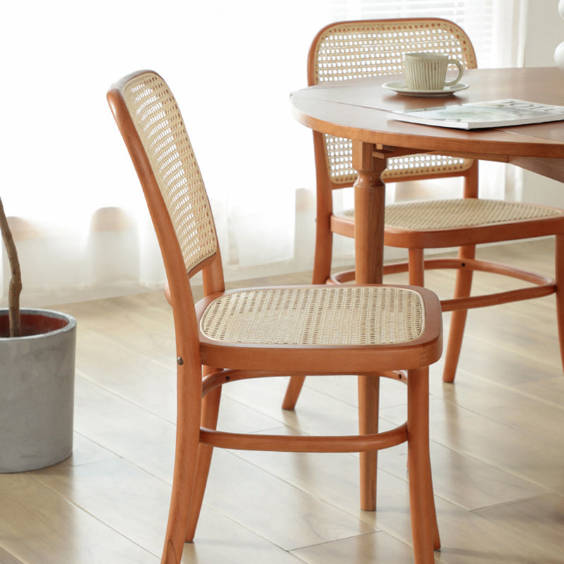 Traditional Style Dining Chair Kitchen Armless Side Chair with Wooden Legs Clearhalo ' kitchen&dining_furn' 'Dining Chairs' 'Dining Tables & Seating' 'dining_chair' 'furn' 'furn_dining_chair' 'Furniture' 'furniture_dining_chair' 'Kitchen & Dining Furniture' 'kitchen' 4141070