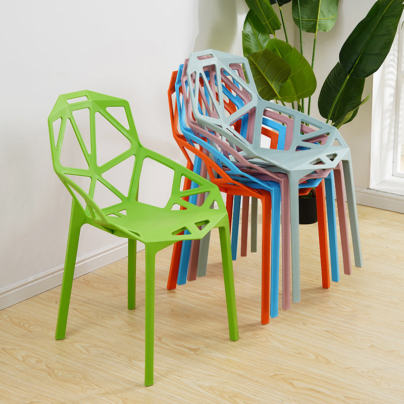 Contemporary Style Dining Chairs Plastic Dining Arm Side Chair for Kitchen Clearhalo ' kitchen&dining_furn' 'Dining Chairs' 'Dining Tables & Seating' 'dining_chair' 'furn' 'furn_dining_chair' 'Furniture' 'furniture_dining_chair' 'Kitchen & Dining Furniture' 'kitchen' 4141084