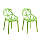 Contemporary Style Dining Chairs Plastic Dining Arm Side Chair for Kitchen Green 2 Piece Set Clearhalo ' kitchen&dining_furn' 'Dining Chairs' 'Dining Tables & Seating' 'dining_chair' 'furn' 'furn_dining_chair' 'Furniture' 'furniture_dining_chair' 'Kitchen & Dining Furniture' 'kitchen' 4141086