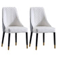 Contemporary Style Dining Chair Wooden Dining Armless Side Chair for Kitchen (Set of 2) Cream Gray Clearhalo ' kitchen&dining_furn' 'Dining Chairs' 'Dining Tables & Seating' 'dining_chair' 'furn' 'furn_dining_chair' 'Furniture' 'furniture_dining_chair' 'Kitchen & Dining Furniture' 'kitchen' 4141184