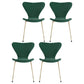 Modern Design Armless Side Chairs Solid Back Linen Fabric Dining Chairs Blackish Green 4 Piece Set Brass Gold Clearhalo ' kitchen&dining_furn' 'Dining Chairs' 'Dining Tables & Seating' 'dining_chair' 'furn' 'furn_dining_chair' 'Furniture' 'furniture_dining_chair' 'Kitchen & Dining Furniture' 'kitchen' 4141244