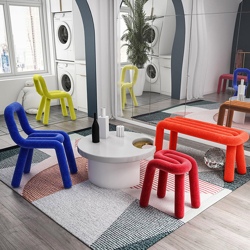 Contemporary Style Dining Chairs Armless Side Chairs with Metal Legs for Kitchen Clearhalo ' kitchen&dining_furn' 'Dining Chairs' 'Dining Tables & Seating' 'dining_chair' 'furn' 'furn_dining_chair' 'Furniture' 'furniture_dining_chair' 'Kitchen & Dining Furniture' 'kitchen' 4141250