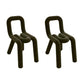 Contemporary Style Dining Chairs Armless Side Chairs with Metal Legs for Kitchen Army Green 2 Piece Set Clearhalo ' kitchen&dining_furn' 'Dining Chairs' 'Dining Tables & Seating' 'dining_chair' 'furn' 'furn_dining_chair' 'Furniture' 'furniture_dining_chair' 'Kitchen & Dining Furniture' 'kitchen' 4141261