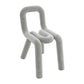 Contemporary Style Dining Chairs Armless Side Chairs with Metal Legs for Kitchen Light Gray 1 Piece Clearhalo ' kitchen&dining_furn' 'Dining Chairs' 'Dining Tables & Seating' 'dining_chair' 'furn' 'furn_dining_chair' 'Furniture' 'furniture_dining_chair' 'Kitchen & Dining Furniture' 'kitchen' 4141278