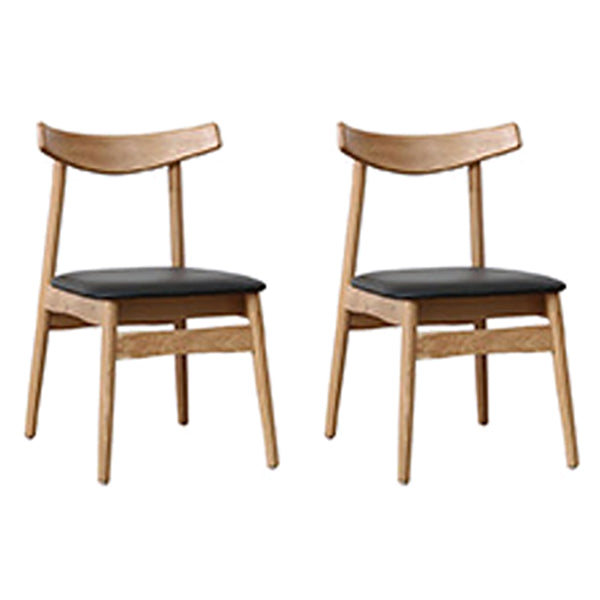 Modern 1/2/4/5 Pieces Dining Set Solid Wood Dining Furniture Set /Separate Items 2 Dark Grey Chairs Clearhalo 'Dining Room Sets' 'Dining Tables & Seating' 'dining_room_set' 'furn' 'furn_dining_room_set' 'Furniture' 'furniture_dining_room_set' 'Kitchen & Dining Furniture' 'kitchen&dining_furn' 'kitchen' 4142266