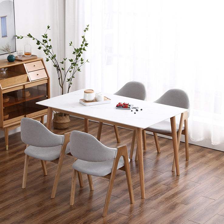 Modern 1/2/4/5 Pieces Dining Set Solid Wood Dining Furniture Set /Separate Items Clearhalo 'Dining Room Sets' 'Dining Tables & Seating' 'dining_room_set' 'furn' 'furn_dining_room_set' 'Furniture' 'furniture_dining_room_set' 'Kitchen & Dining Furniture' 'kitchen&dining_furn' 'kitchen' 4142271