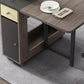Rectangle Mid-Century Modern Dining Table Drop-Leaf Table with Solid Wood Base for Home Clearhalo ' dining_table' 'Dining Tables & Seating' 'Dining Tables' 'furn' 'furn_dining_table' 'Furniture' 'furniture_dining_table' 'Kitchen & Dining Furniture' 'kitchen&dining_furn' 'kitchen' 'kitchen_dining_table' 4154779