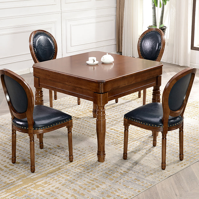 Mid-Century Modern Dining Table Solid Wood Drop-Leaf Table for Home Use Clearhalo ' dining_table' 'Dining Tables & Seating' 'Dining Tables' 'furn' 'furn_dining_table' 'Furniture' 'furniture_dining_table' 'Kitchen & Dining Furniture' 'kitchen&dining_furn' 'kitchen' 'kitchen_dining_table' 4154791