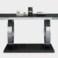 Rectangle Luxury Style Dining Table Fixed Table with Trestle Base Clearhalo ' dining_table' 'Dining Tables & Seating' 'Dining Tables' 'furn' 'furn_dining_table' 'Furniture' 'furniture_dining_table' 'Kitchen & Dining Furniture' 'kitchen&dining_furn' 'kitchen' 'kitchen_dining_table' 4154813