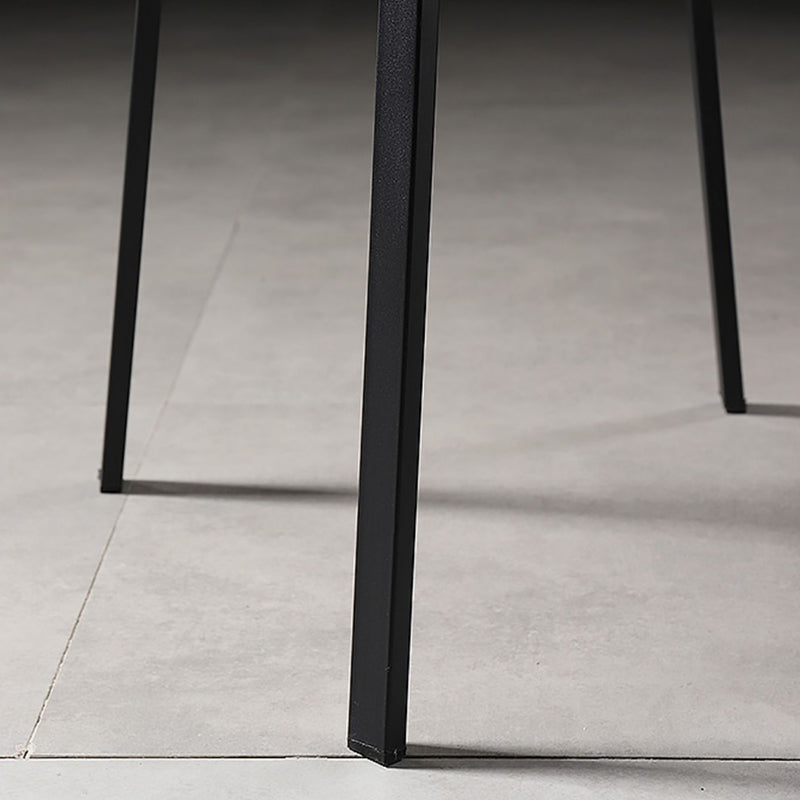 Industrial Style Metal Dining Chair Solid Back Dining Room Chair with Arm Clearhalo ' kitchen&dining_furn' 'Dining Chairs' 'Dining Tables & Seating' 'dining_chair' 'furn' 'furn_dining_chair' 'Furniture' 'furniture_dining_chair' 'Kitchen & Dining Furniture' 'kitchen' 4154860