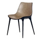 Contemporary Style Dining Chairs Kitchen Armless Side Chairs with Metal Legs Khaki 1 Piece Clearhalo ' kitchen&dining_furn' 'Dining Chairs' 'Dining Tables & Seating' 'dining_chair' 'furn' 'furn_dining_chair' 'Furniture' 'furniture_dining_chair' 'Kitchen & Dining Furniture' 'kitchen' 4154928