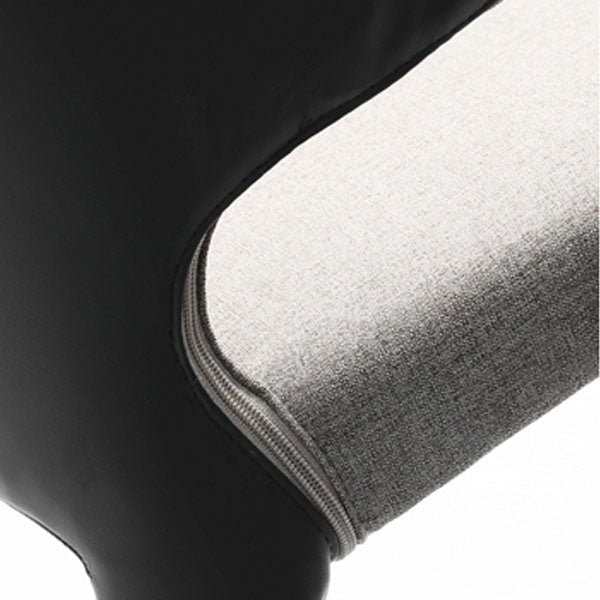 Modern Metal Dining Room Chair Wingback Arm Single Chair for Home Use Clearhalo ' kitchen&dining_furn' 'Dining Chairs' 'Dining Tables & Seating' 'dining_chair' 'furn' 'furn_dining_chair' 'Furniture' 'furniture_dining_chair' 'Kitchen & Dining Furniture' 'kitchen' 4154945