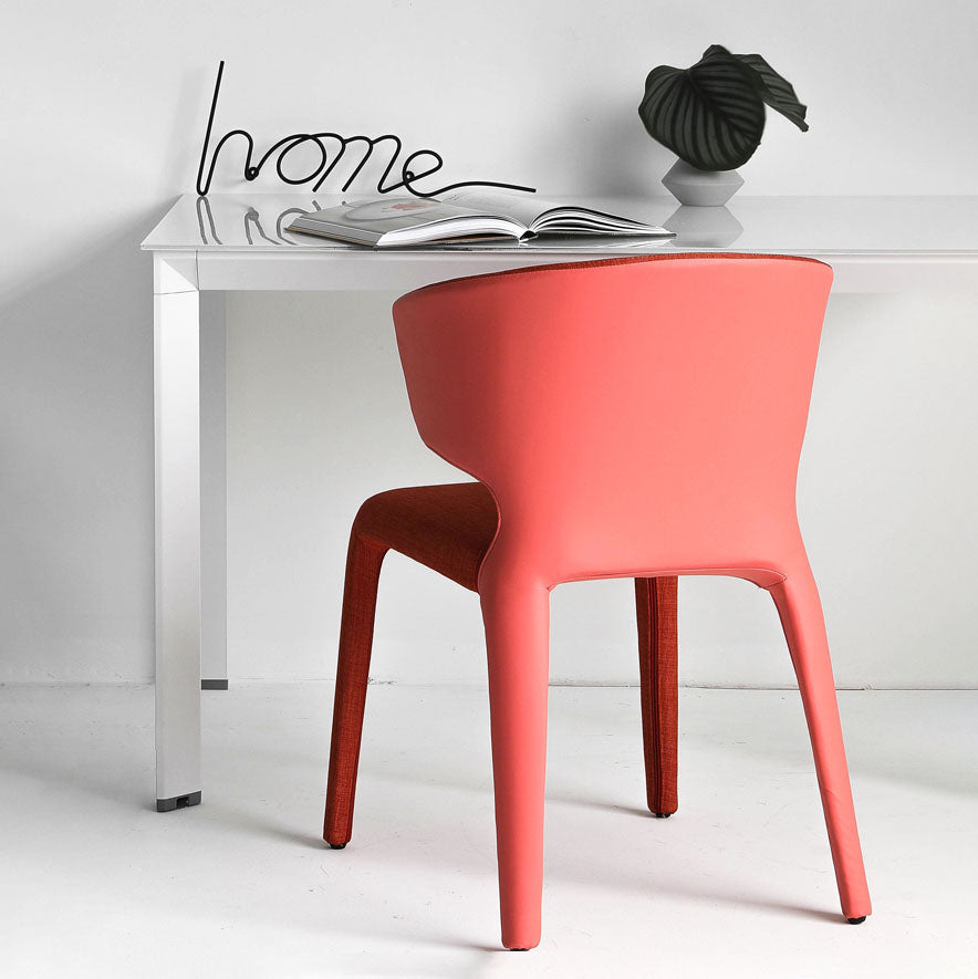 Modern Metal Dining Room Chair Wingback Arm Single Chair for Home Use Clearhalo ' kitchen&dining_furn' 'Dining Chairs' 'Dining Tables & Seating' 'dining_chair' 'furn' 'furn_dining_chair' 'Furniture' 'furniture_dining_chair' 'Kitchen & Dining Furniture' 'kitchen' 4154951