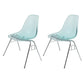 Industrial Style Armless Side Chairs Solid Back Plastic Dining Chair for Home Light Blue-Clear Set of 2 Clearhalo ' kitchen&dining_furn' 'Dining Chairs' 'Dining Tables & Seating' 'dining_chair' 'Furniture' 'furniture_dining_chair' 'Kitchen & Dining Furniture' 'kitchen' 4154974