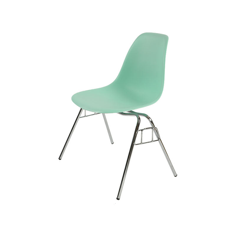 Industrial Style Armless Side Chairs Solid Back Plastic Dining Chair for Home Turquoise 1 Piece Clearhalo ' kitchen&dining_furn' 'Dining Chairs' 'Dining Tables & Seating' 'dining_chair' 'Furniture' 'furniture_dining_chair' 'Kitchen & Dining Furniture' 'kitchen' 4154979