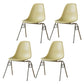 Industrial Style Armless Side Chairs Solid Back Plastic Dining Chair for Home Beige-Yellow Set of 4 Clearhalo ' kitchen&dining_furn' 'Dining Chairs' 'Dining Tables & Seating' 'dining_chair' 'Furniture' 'furniture_dining_chair' 'Kitchen & Dining Furniture' 'kitchen' 4154987