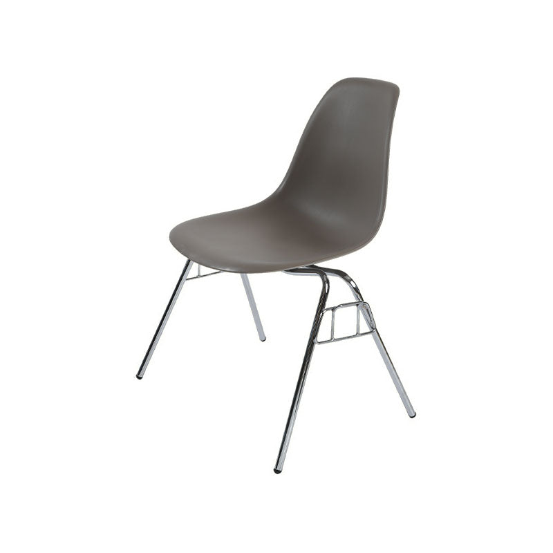 Industrial Style Armless Side Chairs Solid Back Plastic Dining Chair for Home Grey 1 Piece Clearhalo ' kitchen&dining_furn' 'Dining Chairs' 'Dining Tables & Seating' 'dining_chair' 'Furniture' 'furniture_dining_chair' 'Kitchen & Dining Furniture' 'kitchen' 4155012