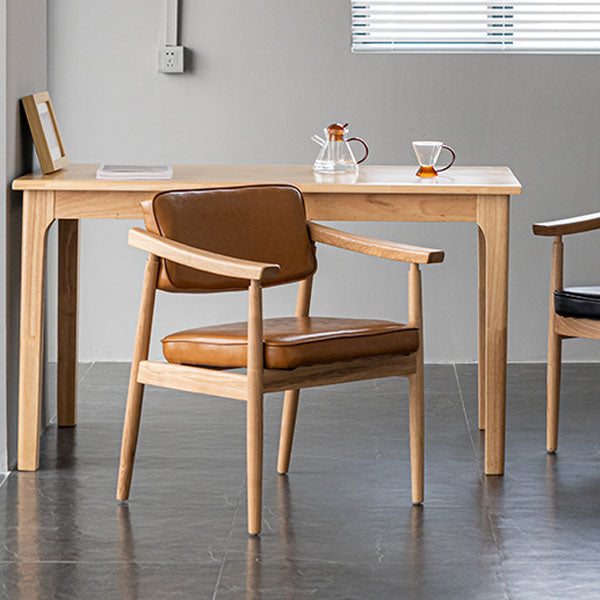 Traditional Style Dining Chairs Kitchen Arm Side Chairs with Wooden Legs Clearhalo ' kitchen&dining_furn' 'Dining Chairs' 'Dining Tables & Seating' 'dining_chair' 'furn' 'furn_dining_chair' 'Furniture' 'furniture_dining_chair' 'Kitchen & Dining Furniture' 'kitchen' 4155034