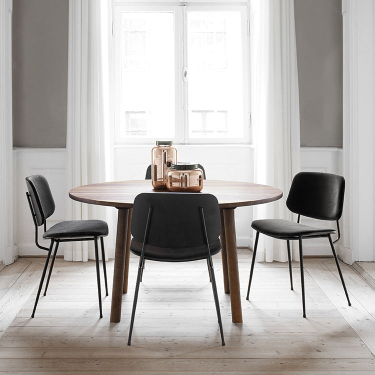 Industrial Upholstered Dining Side Chairs Open Back Dining Side Chairs Clearhalo ' kitchen&dining_furn' 'Dining Chairs' 'Dining Tables & Seating' 'dining_chair' 'furn' 'furn_dining_chair' 'Furniture' 'furniture_dining_chair' 'Kitchen & Dining Furniture' 'kitchen' 4155065