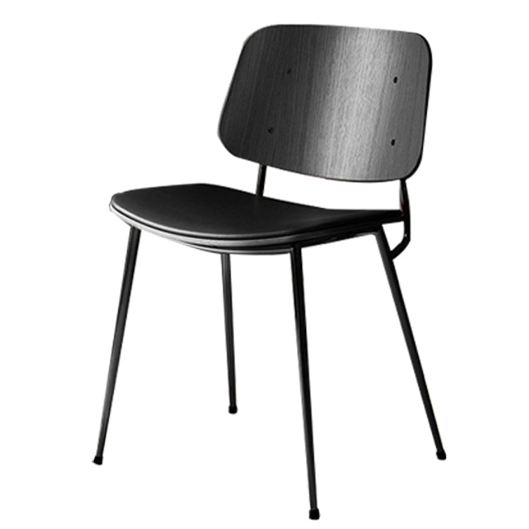 Industrial Upholstered Dining Side Chairs Open Back Dining Side Chairs Clearhalo ' kitchen&dining_furn' 'Dining Chairs' 'Dining Tables & Seating' 'dining_chair' 'furn' 'furn_dining_chair' 'Furniture' 'furniture_dining_chair' 'Kitchen & Dining Furniture' 'kitchen' 4155069