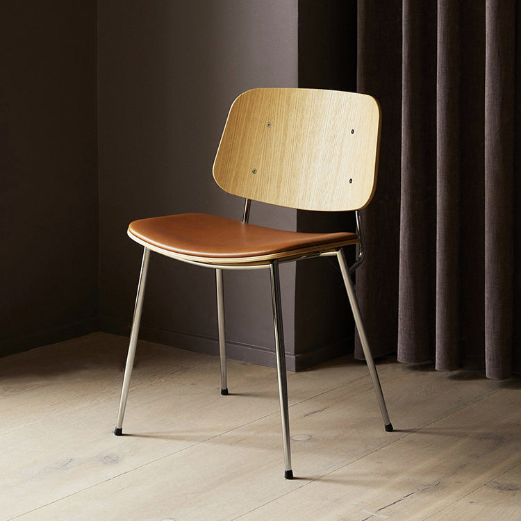 Industrial Upholstered Dining Side Chairs Open Back Dining Side Chairs Clearhalo ' kitchen&dining_furn' 'Dining Chairs' 'Dining Tables & Seating' 'dining_chair' 'furn' 'furn_dining_chair' 'Furniture' 'furniture_dining_chair' 'Kitchen & Dining Furniture' 'kitchen' 4155070