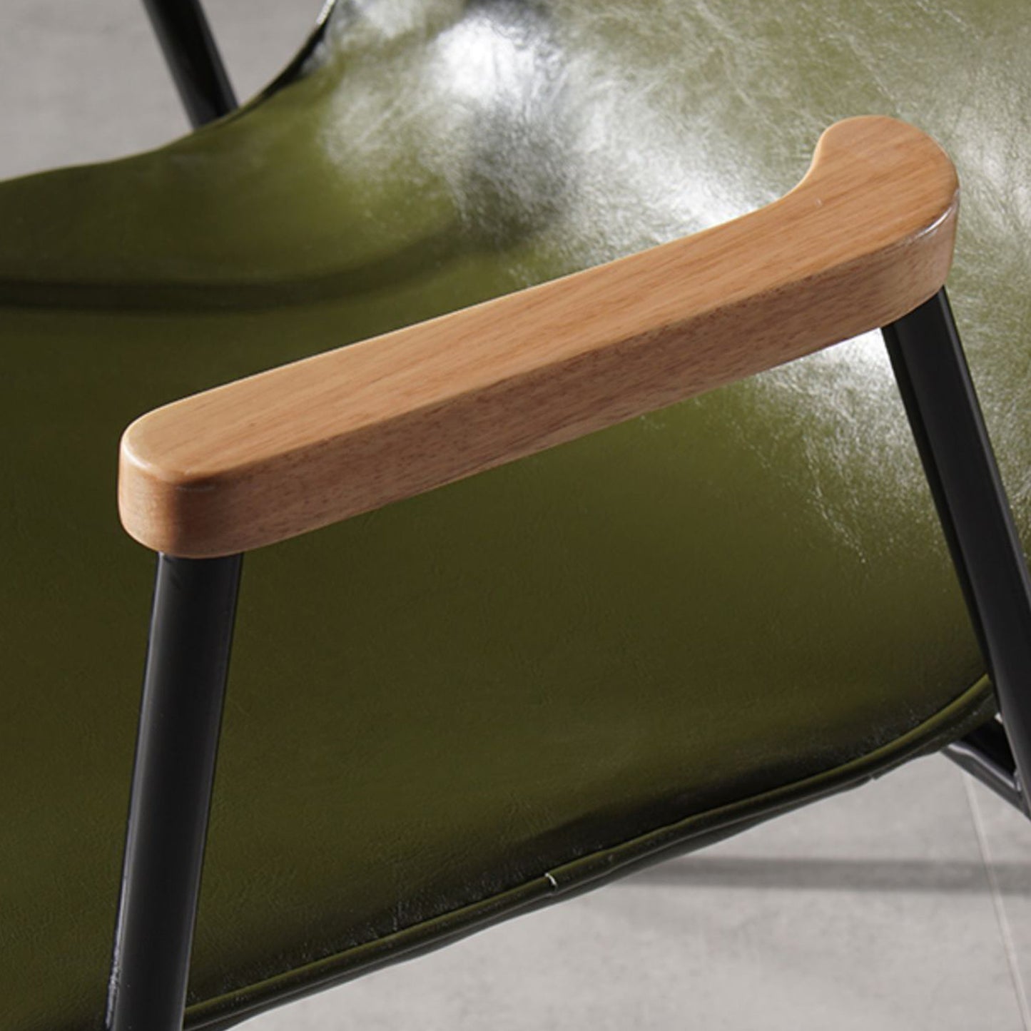 Industrial Style Dining Chairs Kitchen Arm Side Chairs with Metal Legs Clearhalo ' kitchen&dining_furn' 'Dining Chairs' 'Dining Tables & Seating' 'dining_chair' 'furn' 'furn_dining_chair' 'Furniture' 'furniture_dining_chair' 'Kitchen & Dining Furniture' 'kitchen' 4155089