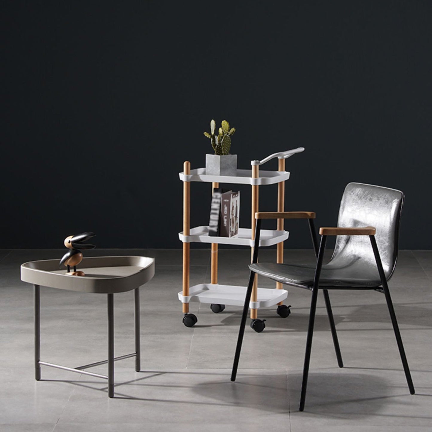 Industrial Style Dining Chairs Kitchen Arm Side Chairs with Metal Legs Clearhalo ' kitchen&dining_furn' 'Dining Chairs' 'Dining Tables & Seating' 'dining_chair' 'furn' 'furn_dining_chair' 'Furniture' 'furniture_dining_chair' 'Kitchen & Dining Furniture' 'kitchen' 4155093