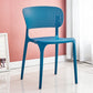 Contemporary Style Plastic Dining Armless Chair Open Back Dining Side Chairs Blue 1 Piece Clearhalo ' kitchen&dining_furn' 'Dining Chairs' 'Dining Tables & Seating' 'dining_chair' 'furn' 'furn_dining_chair' 'Furniture' 'furniture_dining_chair' 'Kitchen & Dining Furniture' 'kitchen' 4155119