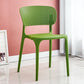 Contemporary Style Plastic Dining Armless Chair Open Back Dining Side Chairs Green 1 Piece Clearhalo ' kitchen&dining_furn' 'Dining Chairs' 'Dining Tables & Seating' 'dining_chair' 'furn' 'furn_dining_chair' 'Furniture' 'furniture_dining_chair' 'Kitchen & Dining Furniture' 'kitchen' 4155144