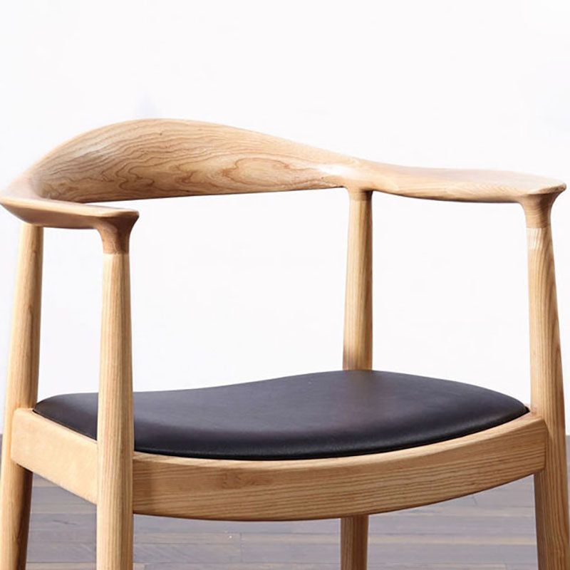 Traditional Solid Wood Dining Chair Open Back Single Dining Side Chair Clearhalo ' kitchen&dining_furn' 'Dining Chairs' 'Dining Tables & Seating' 'dining_chair' 'furn' 'furn_dining_chair' 'Furniture' 'furniture_dining_chair' 'Kitchen & Dining Furniture' 'kitchen' 4155180