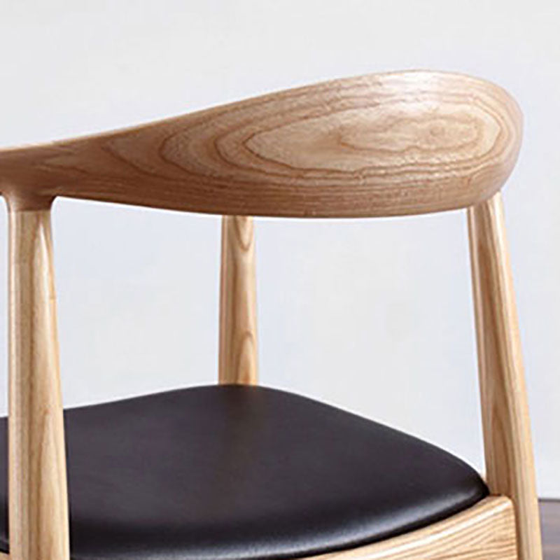 Traditional Solid Wood Dining Chair Open Back Single Dining Side Chair Clearhalo ' kitchen&dining_furn' 'Dining Chairs' 'Dining Tables & Seating' 'dining_chair' 'furn' 'furn_dining_chair' 'Furniture' 'furniture_dining_chair' 'Kitchen & Dining Furniture' 'kitchen' 4155182