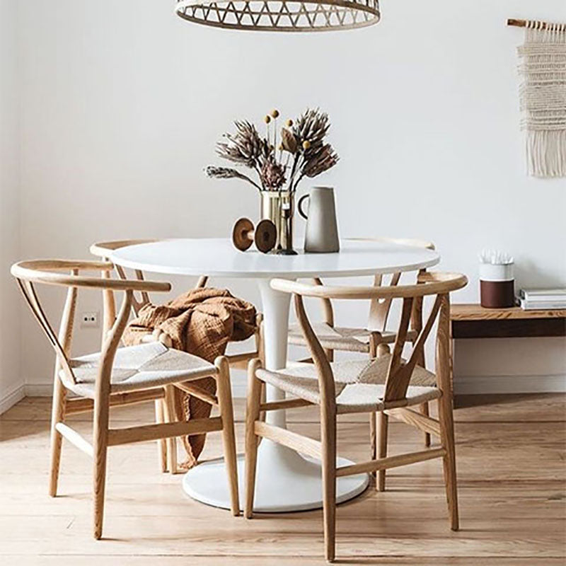 Contemporary Wood Dining Room Chair Fork Bone Single Dining Chair for Restaurant Clearhalo ' kitchen&dining_furn' 'Dining Chairs' 'Dining Tables & Seating' 'dining_chair' 'furn' 'furn_dining_chair' 'Furniture' 'furniture_dining_chair' 'Kitchen & Dining Furniture' 'kitchen' 4155205