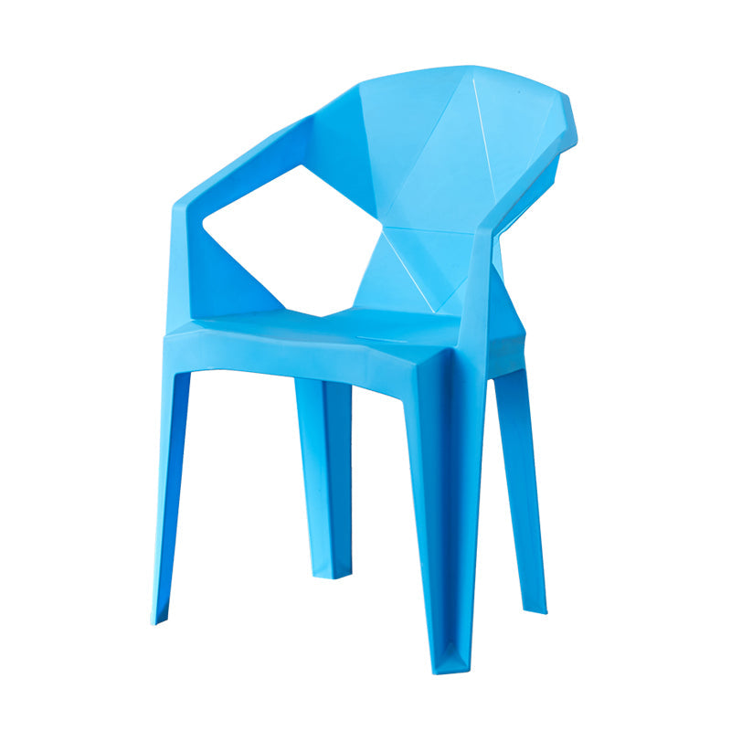 Contemporary Style Dining Chairs Plastic Dining Arm Side Chairs for Kitchen (Set of 4) Clearhalo ' kitchen&dining_furn' 'Dining Chairs' 'Dining Tables & Seating' 'dining_chair' 'furn' 'furn_dining_chair' 'Furniture' 'furniture_dining_chair' 'Kitchen & Dining Furniture' 'kitchen' 4155240