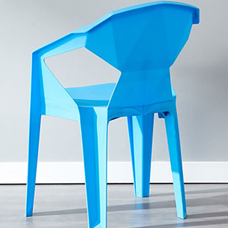 Contemporary Style Dining Chairs Plastic Dining Arm Side Chairs for Kitchen (Set of 4) Clearhalo ' kitchen&dining_furn' 'Dining Chairs' 'Dining Tables & Seating' 'dining_chair' 'furn' 'furn_dining_chair' 'Furniture' 'furniture_dining_chair' 'Kitchen & Dining Furniture' 'kitchen' 4155249