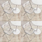 Industrial Style Side Armless Chairs Folding Plastic Open Back Dining Side Chair Clear 4 Piece Set Clearhalo ' kitchen&dining_furn' 'Dining Chairs' 'Dining Tables & Seating' 'dining_chair' 'furn' 'furn_dining_chair' 'Furniture' 'furniture_dining_chair' 'Kitchen & Dining Furniture' 'kitchen' 4155280