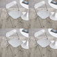 Industrial Style Side Armless Chairs Folding Plastic Open Back Dining Side Chair White 4 Piece Set Clearhalo ' kitchen&dining_furn' 'Dining Chairs' 'Dining Tables & Seating' 'dining_chair' 'furn' 'furn_dining_chair' 'Furniture' 'furniture_dining_chair' 'Kitchen & Dining Furniture' 'kitchen' 4155292