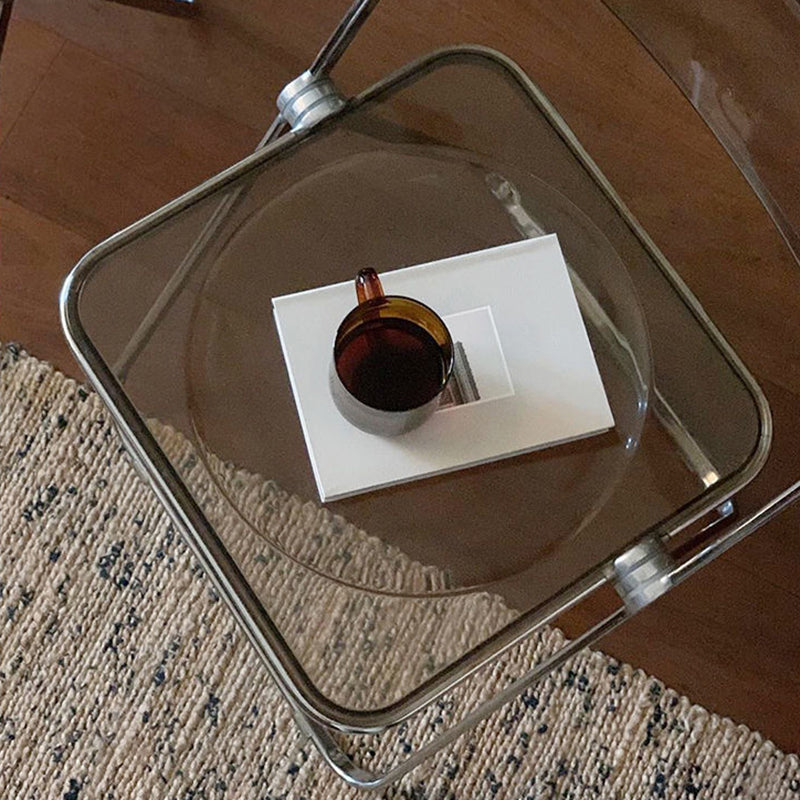 Industrial Style Plastic Dining Armless Chair Open Back Folding Side Chairs Clearhalo ' kitchen&dining_furn' 'Dining Chairs' 'Dining Tables & Seating' 'dining_chair' 'furn' 'furn_dining_chair' 'Furniture' 'furniture_dining_chair' 'Kitchen & Dining Furniture' 'kitchen' 4155307