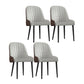 Scandinavian Style Metal Chairs Set Dining Room Kitchen Parsons Chairs Grey 4 Piece Set Black Clearhalo ' kitchen&dining_furn' 'Dining Chairs' 'Dining Tables & Seating' 'dining_chair' 'furn' 'furn_dining_chair' 'Furniture' 'furniture_dining_chair' 'Kitchen & Dining Furniture' 'kitchen' 4155344