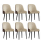 Scandinavian Style Metal Chairs Set Dining Room Kitchen Parsons Chairs Beige 6 Piece Set Black Clearhalo ' kitchen&dining_furn' 'Dining Chairs' 'Dining Tables & Seating' 'dining_chair' 'furn' 'furn_dining_chair' 'Furniture' 'furniture_dining_chair' 'Kitchen & Dining Furniture' 'kitchen' 4155367