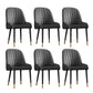 Scandinavian Style Metal Chairs Set Dining Room Kitchen Parsons Chairs Black 6 Piece Set Brass Gold Clearhalo ' kitchen&dining_furn' 'Dining Chairs' 'Dining Tables & Seating' 'dining_chair' 'furn' 'furn_dining_chair' 'Furniture' 'furniture_dining_chair' 'Kitchen & Dining Furniture' 'kitchen' 4155370