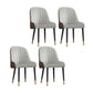 Scandinavian Style Metal Chairs Set Dining Room Kitchen Parsons Chairs Grey 4 Piece Set Brass Gold Clearhalo ' kitchen&dining_furn' 'Dining Chairs' 'Dining Tables & Seating' 'dining_chair' 'furn' 'furn_dining_chair' 'Furniture' 'furniture_dining_chair' 'Kitchen & Dining Furniture' 'kitchen' 4155372