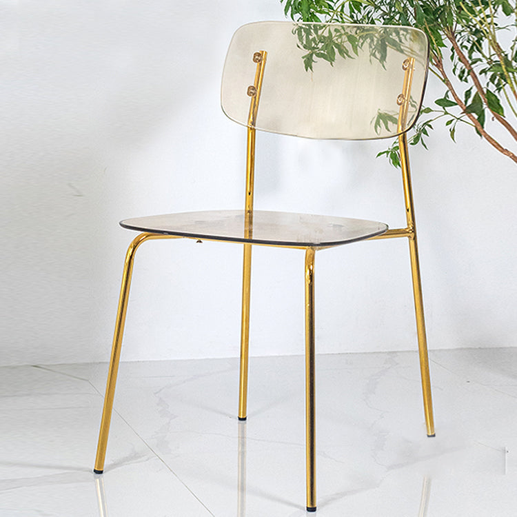 Nordic Style Metal Dining Room Chairs Plastic Dining Armless Chair for Restaurant Clearhalo ' kitchen&dining_furn' 'Dining Chairs' 'Dining Tables & Seating' 'dining_chair' 'furn' 'furn_dining_chair' 'Furniture' 'furniture_dining_chair' 'Kitchen & Dining Furniture' 'kitchen' 4155405