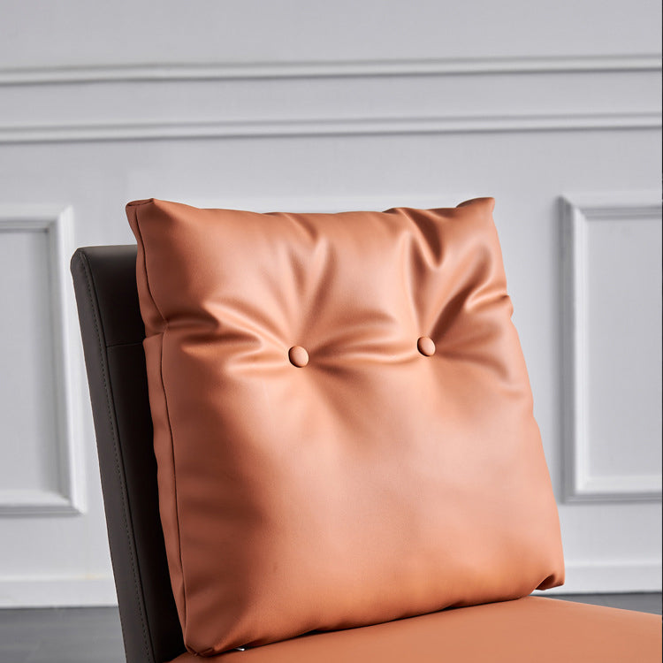 Indoor Industrial Side Chair Solid Back Metal Upholstered Dining Room Chair (Set of 2) Clearhalo ' kitchen&dining_furn' 'Dining Chairs' 'Dining Tables & Seating' 'dining_chair' 'furn' 'furn_dining_chair' 'Furniture' 'furniture_dining_chair' 'Kitchen & Dining Furniture' 'kitchen' 4155457