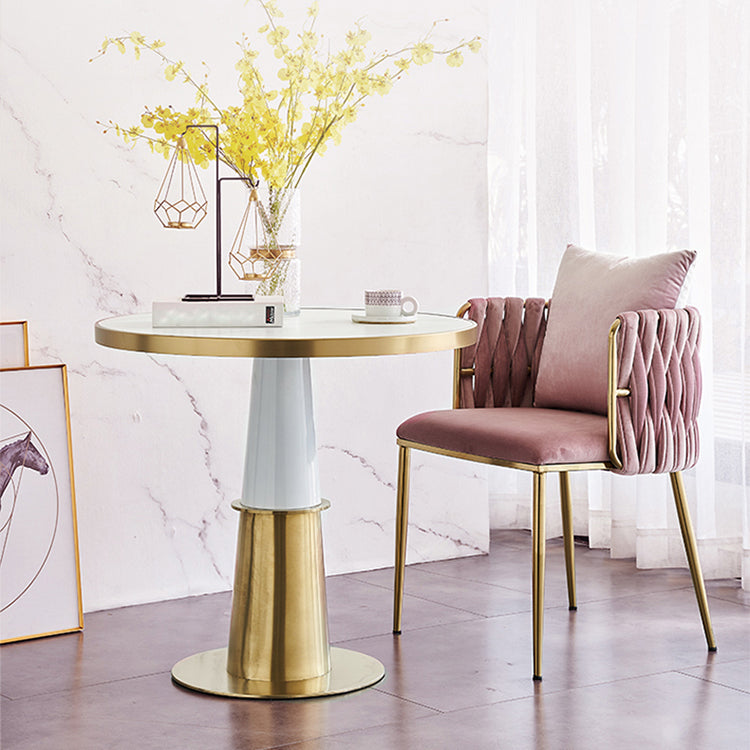 Minimalist Style Arm Chair Upholstered Barrel Back Single Dining Chair for Home Use Clearhalo ' kitchen&dining_furn' 'Dining Chairs' 'Dining Tables & Seating' 'dining_chair' 'furn' 'furn_dining_chair' 'Furniture' 'furniture_dining_chair' 'Kitchen & Dining Furniture' 'kitchen' 4155472