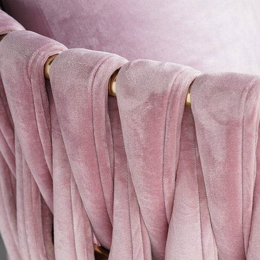 Minimalist Style Arm Chair Upholstered Barrel Back Single Dining Chair for Home Use Clearhalo ' kitchen&dining_furn' 'Dining Chairs' 'Dining Tables & Seating' 'dining_chair' 'furn' 'furn_dining_chair' 'Furniture' 'furniture_dining_chair' 'Kitchen & Dining Furniture' 'kitchen' 4155478